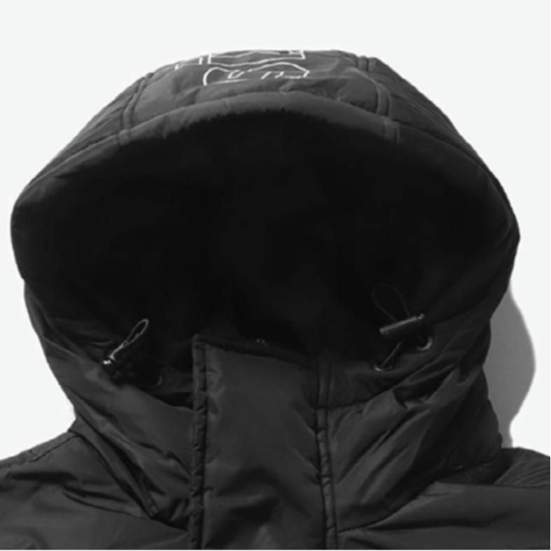 Vans Winter Collection Multi-Pocket Long Down Jacket Men Outerwear Black VN0A4BQ1BLK