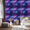 Watercolor Galaxy Wallpaper Blue, Violet, Indigo and Navy Blue 50x1000