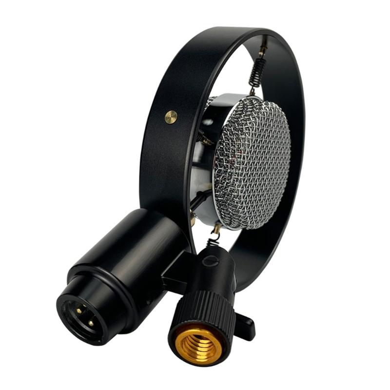 

Vintage Retro Microphone Classical Microphone Model Stage Photography Props Condenser Microphone for Recording Video Work