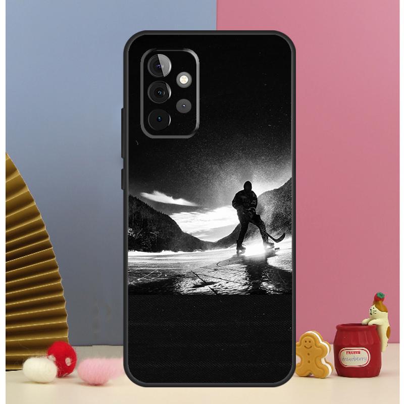 Ice Hockey Case For Samsung Galaxy A13 A33 A53 A32 A52 A22 A12 A15 A25 A71 A51 A14 A24 A34 A54 Cover