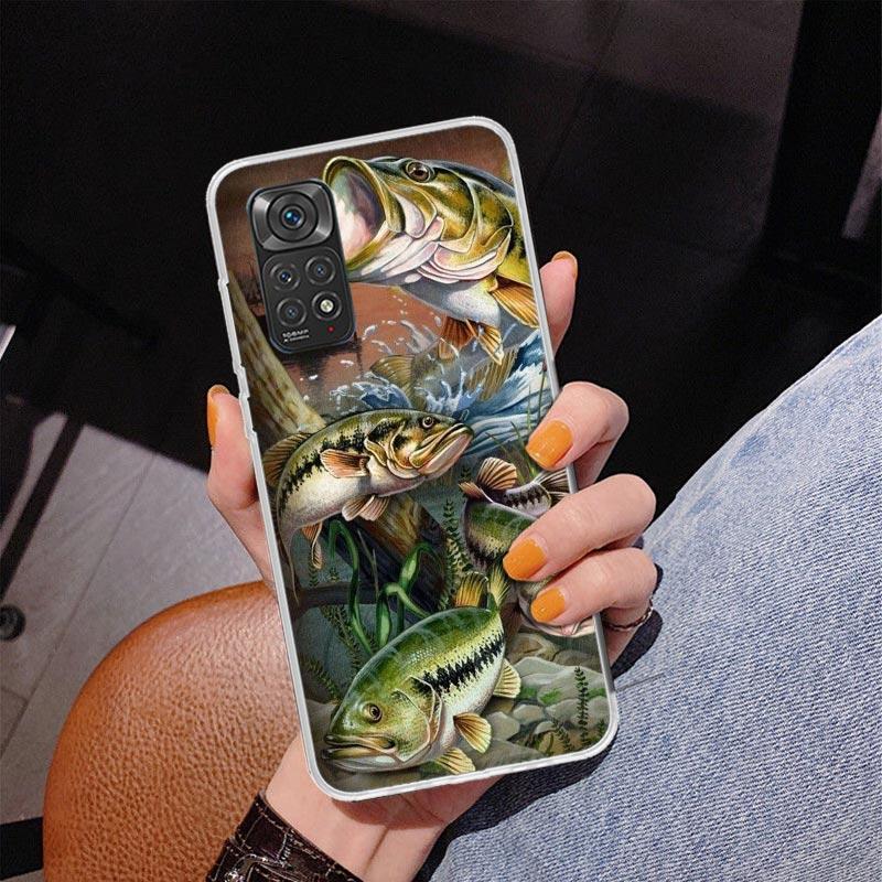 Offshore Angeln Angelfischen Angelrute Handyhülle Für Xiaomi Redmi Note 15 14 13 12S 12 11 Pro Plus 14S 11S 11E 10 10S 11T 5G Persona