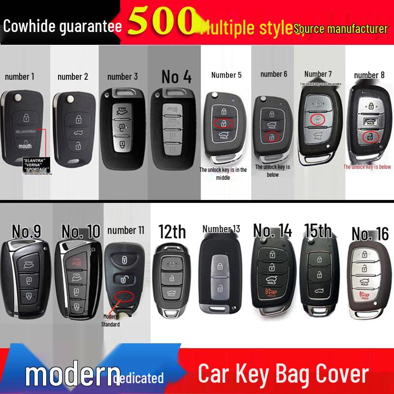 Key Cover for Hyundai ix35, Elantra, ix25, Reina, Mistra, Lafesta, Sonata, and Tucson