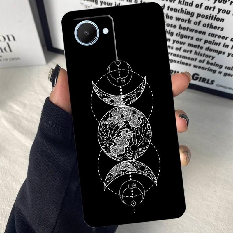 Occult Witchcraft Moon Gothic Witch For Realme GT7 Pro GT6 C67 C65 C63 C61 C55 C53 C51 C71 C75 10 11 12 13 14 15 Pro Plus Case