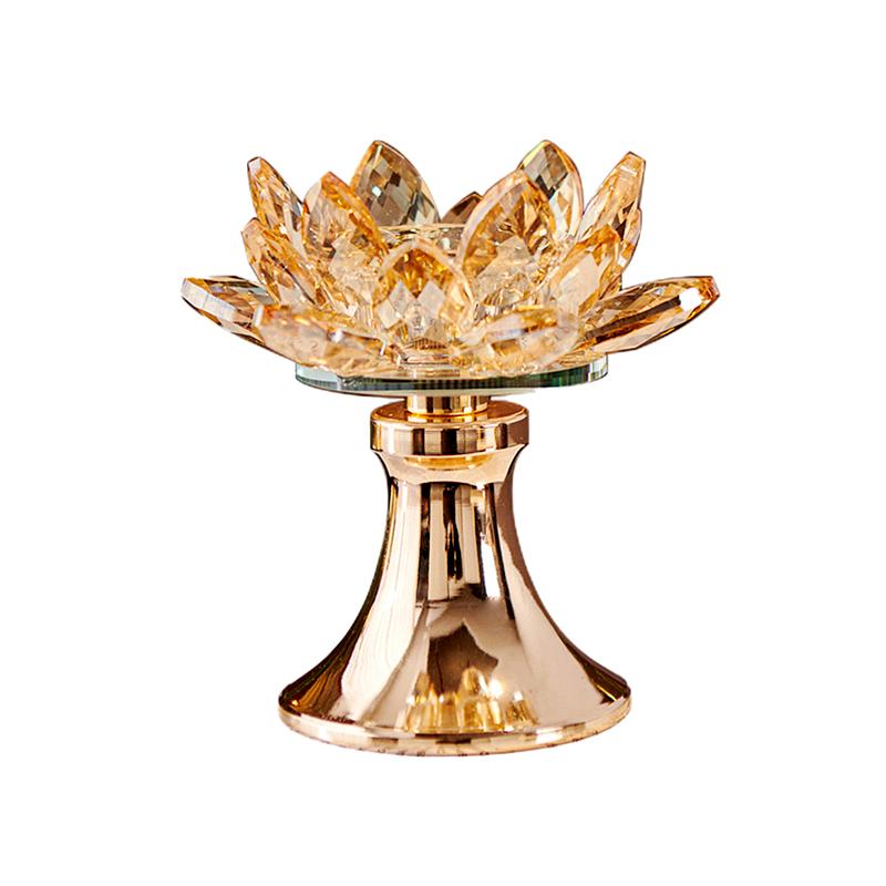 1 Stück Kerzenständer Jubiläum Kerzenhalter Festival Lotusform Tischplatte Heimdeko Wohnzimmer Kerzenständer Elegant