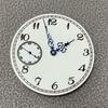 Watch Upgrade Parts 37MM Blue Watch Hand Watch Dial Rplacement for ETA6497 ST3600 Watch Movement Accessories