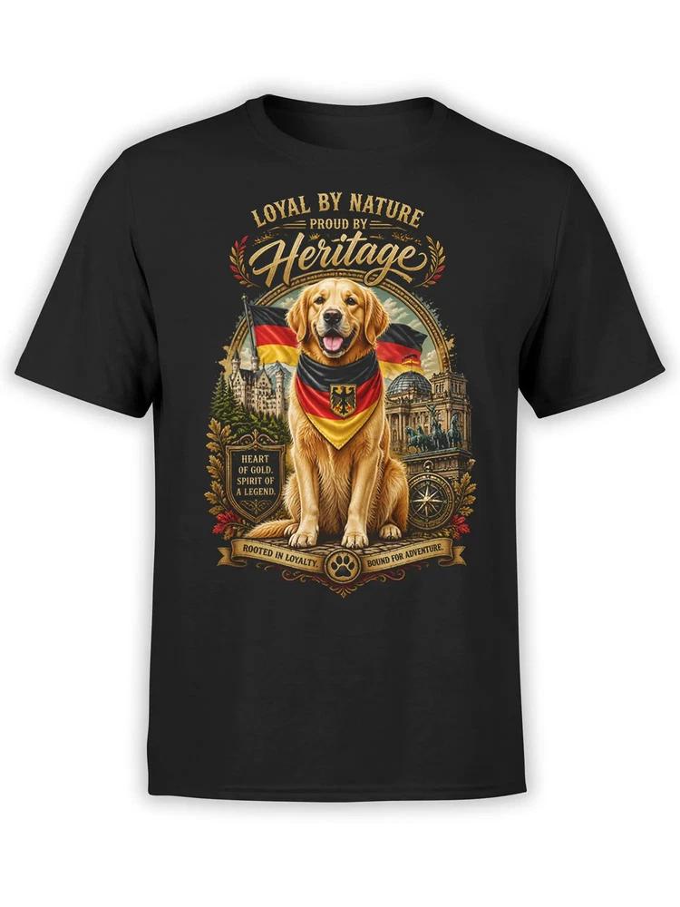 Loyal Heritage Golden Retriever Tshirt Unisex S