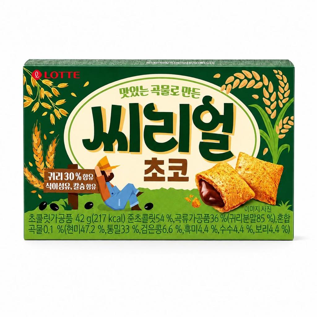 Lotte Buckwheat Compound Chocolate Coated Biscuits 42g