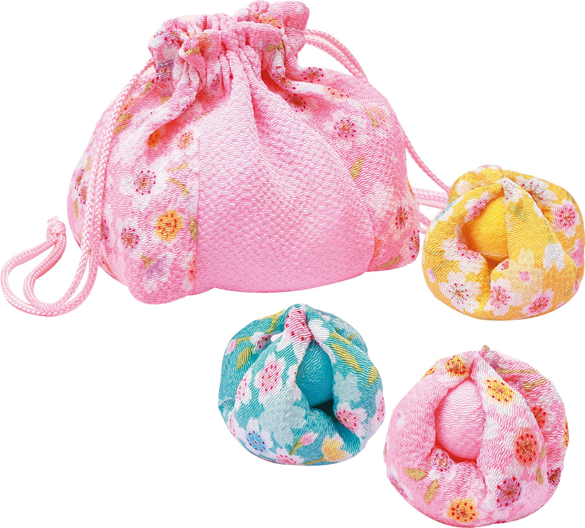

Panami Kyoto Chirimen Bean Bag Pastel Ground Cherry Bean Kit, Bags, LH-331