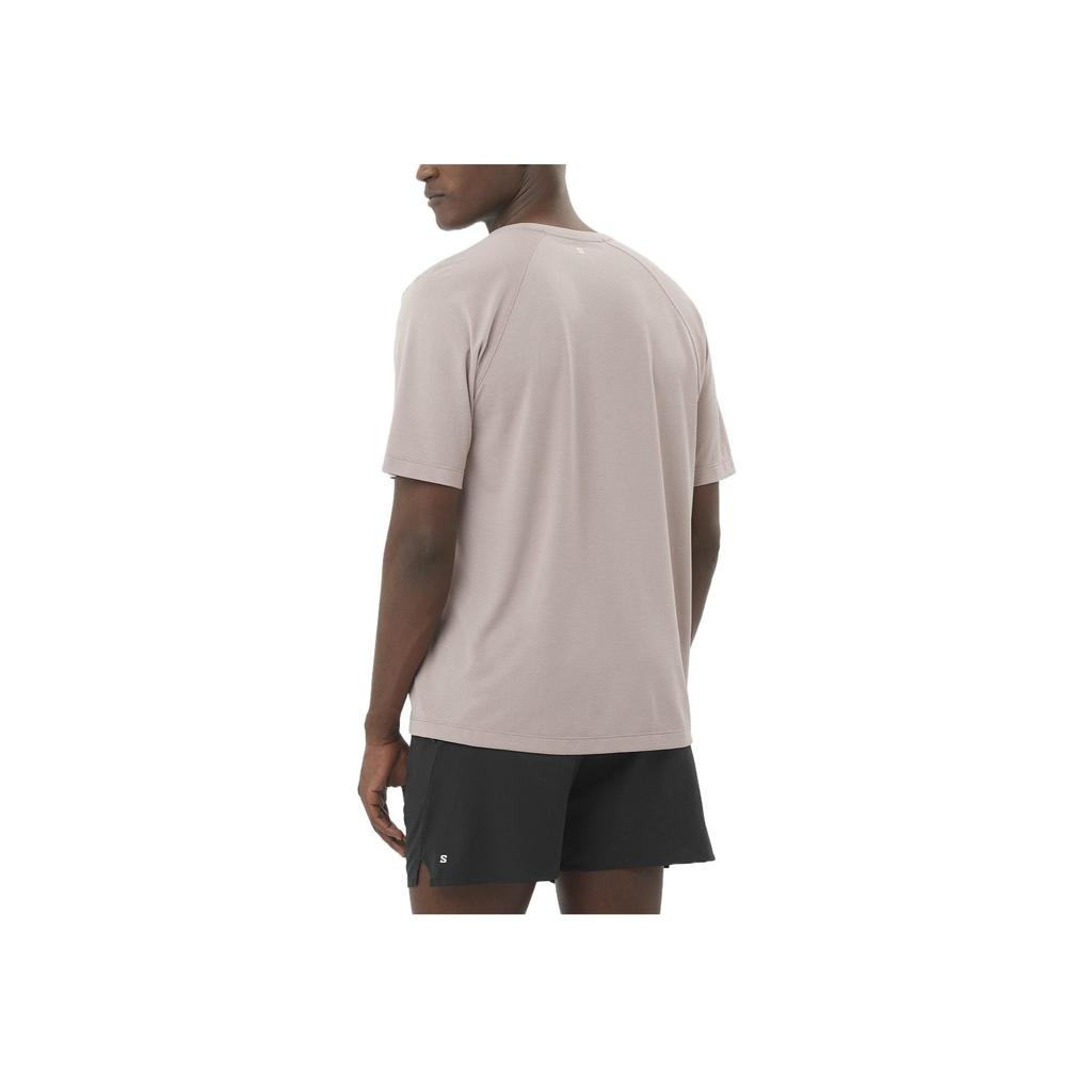 SALOMON Comfortable Breathable Round Neck Short Sleeve T-Shirt Men Tops Pink LC2424100