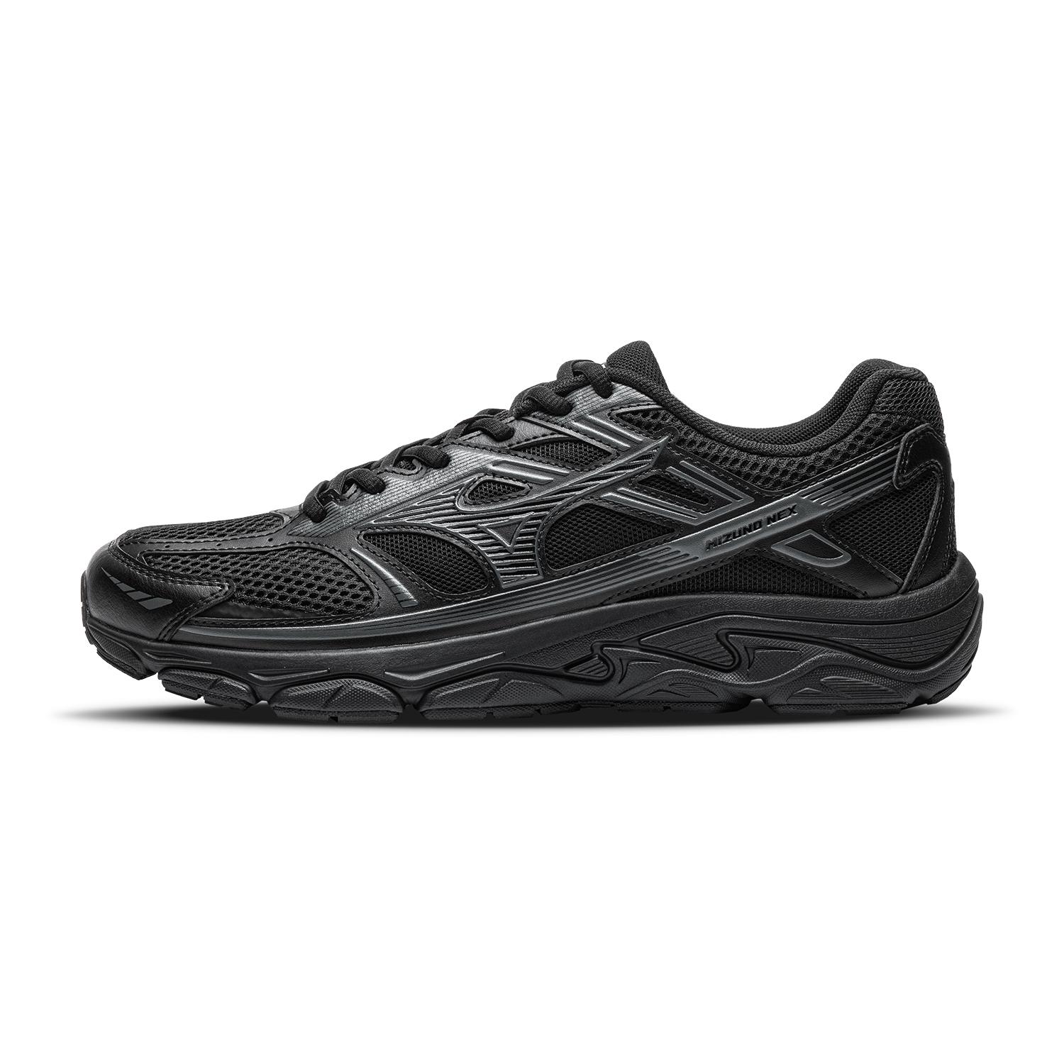 Mizuno Low top Running Shoes Unisex Black D1GH262402 36.5