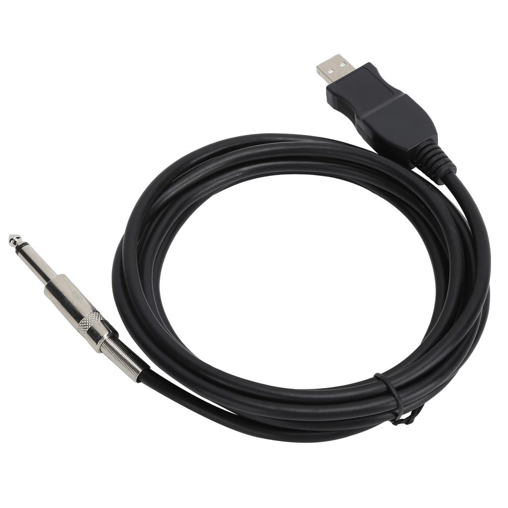 Guitar USB Cable 3 Meters Compatible with The Computer Connection Instrument Cable for Electric