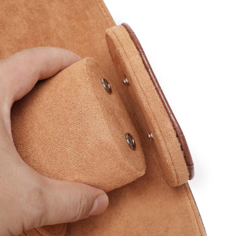 1/2/3 Slot Travel Watch Case Scartchproof Watch Box Organizer PU Leather for Wristwatch Jewelry Display Commercial Gift