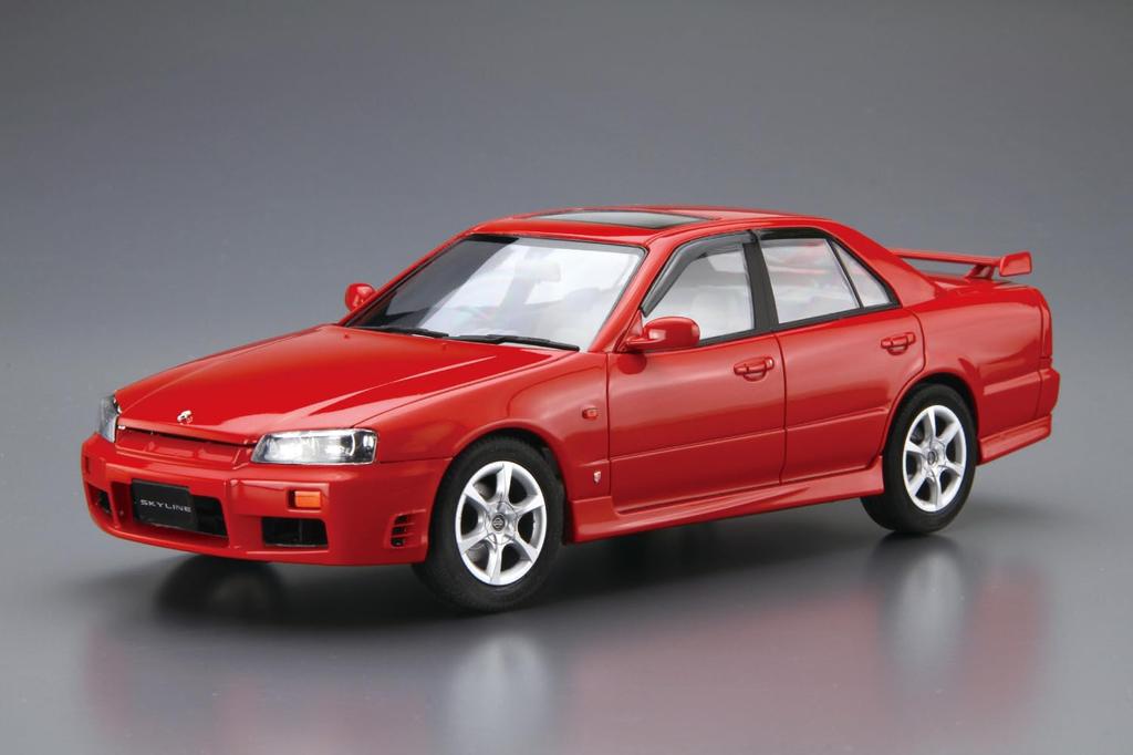 Aoshima Bunka Kyozaisha The Model Car Series Nissan ER34 Skyline Turbo 25GT Turbo Plastic Model 1/24 No.98 25GT-X '98 / '01 (Car)