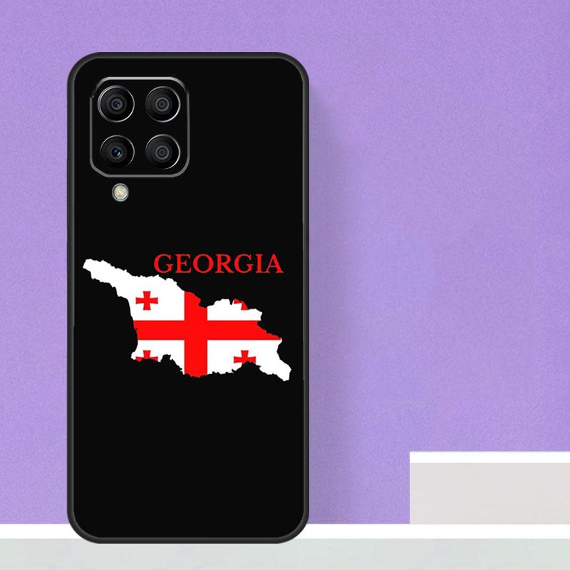 Georgia Grunge Flagge Für Samsung Galaxy M21 M51 M12 M32 M52 M13 M23 M33 M53 M34 M54 M30s M31s M15 M55 m20 Fall