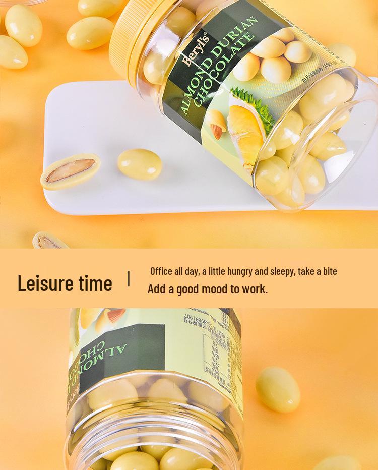 Malaysian Durian & Grape Almond-Filled Chocolate Jar