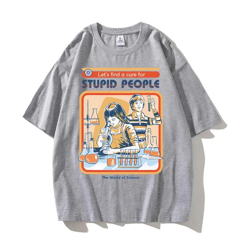 Men's Halloween-themed Element Pattern Printed 100% Pure Cotton Short-sleeved T-shirt, Casual High-quality Top