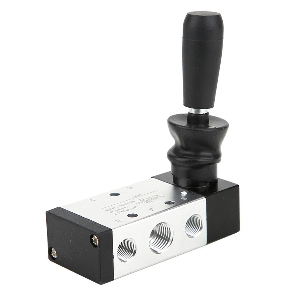 Pneumatický ručně ovládaný ventil 5 portů 2 polohy ruční pákový ventil 0 0,8 MPa (4H210 08)