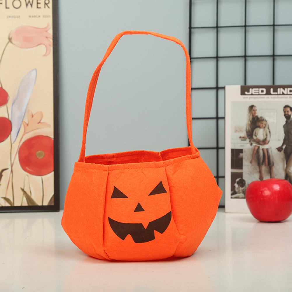 Halloween Pumpkin Candy Bag Gift Storage Bag Trick or Treat Pumpkin Ghost Bags Skeleton Bat Halloween Supplies