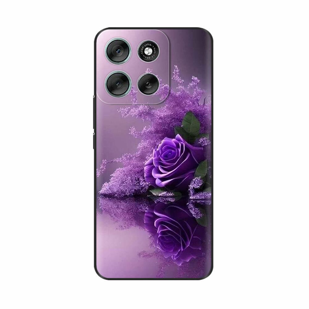 For Motorola Moto G56 5G Case Cute Print Cover Soft Black Silicone Bumper Phone Cases For Moto G86 MotoG86 G 56 Back Cover Funda