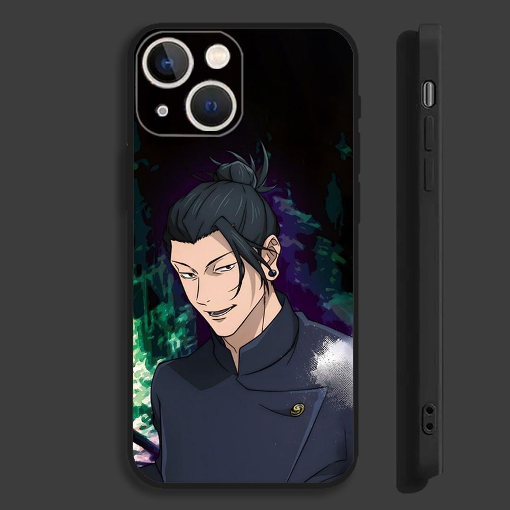 Suguru GetoS Handyhülle Für iPhone 15,14,13,12,11 Plus,Pro,Max,XR,XS,X,7,8 Plus,SE,Mini Silikon Weich