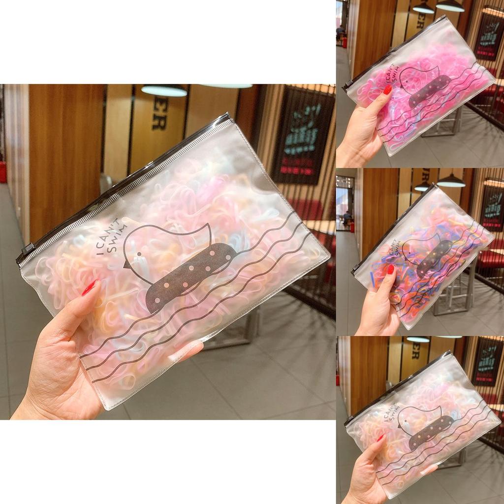 Vibrant 500pcs Rainbow Baby Girls Elastic Band Hair Accessories For All Ages