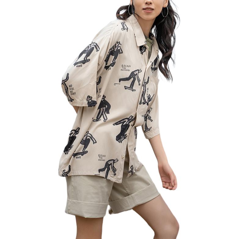 Vans X Asian Artist Collection SS24 Shirt Unisex Oat VN000J2XDGG