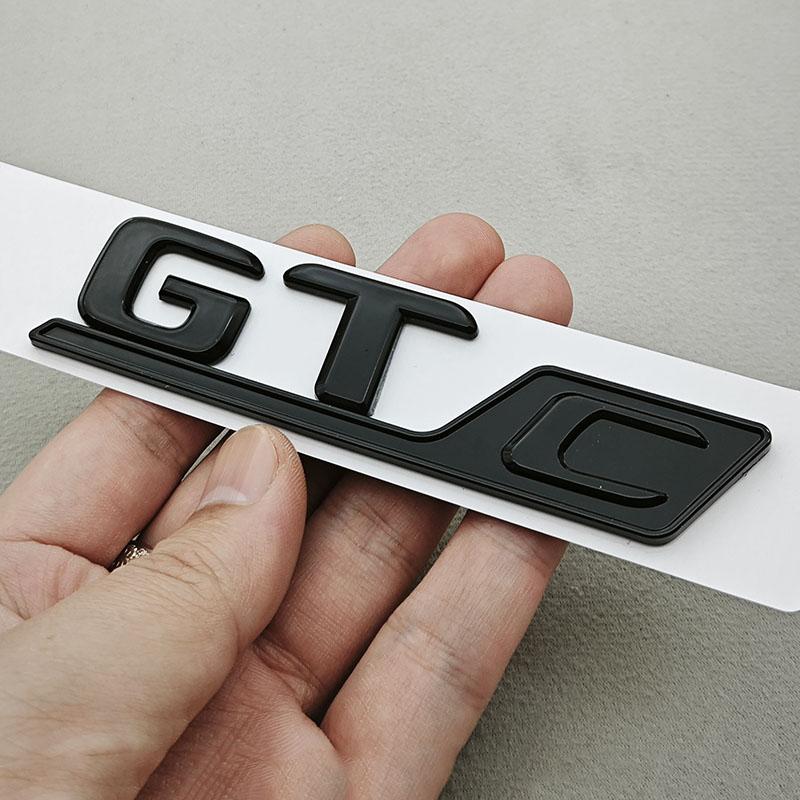 MZT3 Logo GT C GT Letters For Mercedes Benz AMG GT GTC Badge Emblem Stricker - Rear Trunk Decals Tail Exterior Accessories