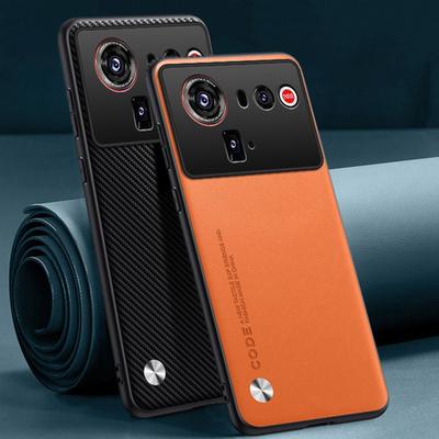 Étui de Luxe en Cuir PU Pour Nubia Z80 Ultra 5G Coque Arrière Silicone Mat Protection Antichoc Étui de Téléphone Pour ZTE Nubia Z80 Ultra