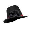 Red Blossomy Old Stimulated Cloth Sun Hat Unisex Design Comfortable Headwear For Daily Use Beach Wedding Celebration