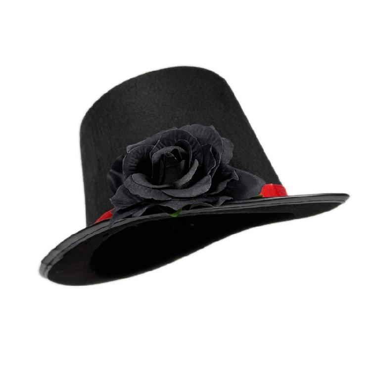 Red Blossomy Old Stimulated Cloth Sun Hat Unisex Design Comfortable Headwear For Daily Use Beach Wedding Celebration