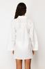 Women's Fashion New Shirt Black Woven Stripe Accessory 100% Cotton Shirt