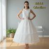 3 Hoops Wedding Dress Lining White Lolita Petticoat Simple Cosplay Crinoline  Bridal Events