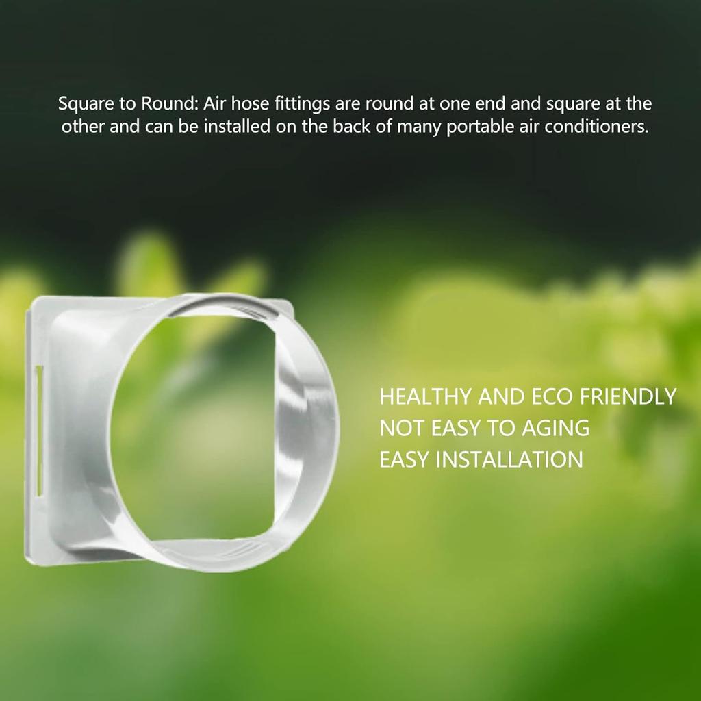 Portable Ac Window Vent Kit, Air Conditioner Exhaust Hose Coupler Portable Air Conditioner Window Vent Kit Portable Ac Vent Hose Universal Thread
