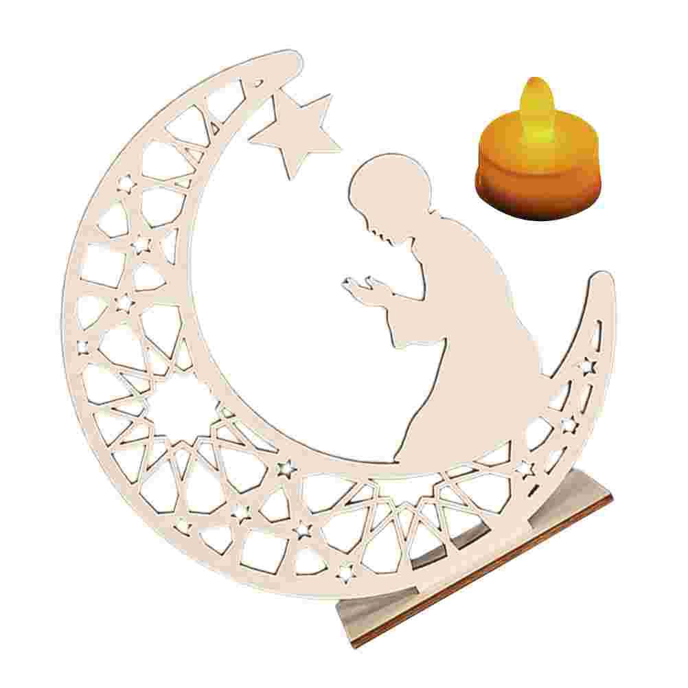 

Настенный светильник Декор мусульманские украшения DIY товары для рукоделия Чай светодиодная лампа Ид фестиваль поставки рабочего стола 15x14.5x5cm