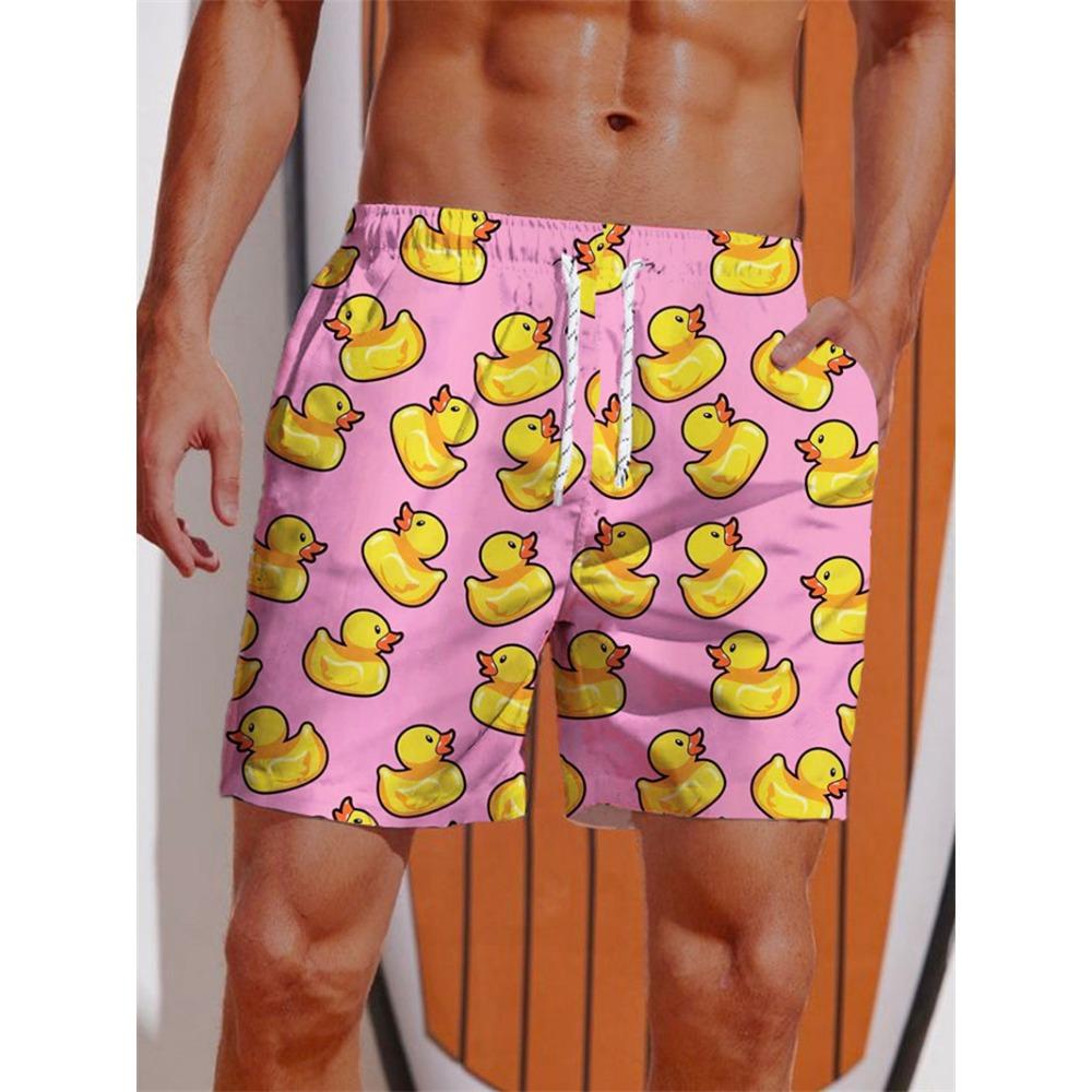 Summer Fashion Hawaii Beach Shorts For Men Outdoor Seaside Surf Short Pants Loose Quick Drying Man Swim Trunks
