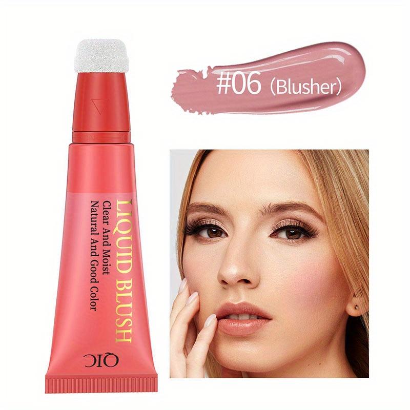 

Жидкие румяна-крем для губ и щек, губка двойного назначения, увлажняющая и легко отталкиваемая, не выцветая, румяна для макияжа 6