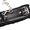 Paar Bondage Kunstleder Plüsch Manschetten Kette Erwachsene Sex Spiel Zurückhaltung Handschellen Erwachsene Produkt
