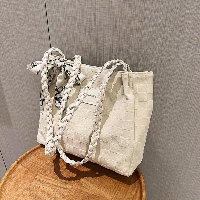 Spacious Vintage Canvas Tote Bag For Women 2023 Trendy Fashionable Shoulder Bag