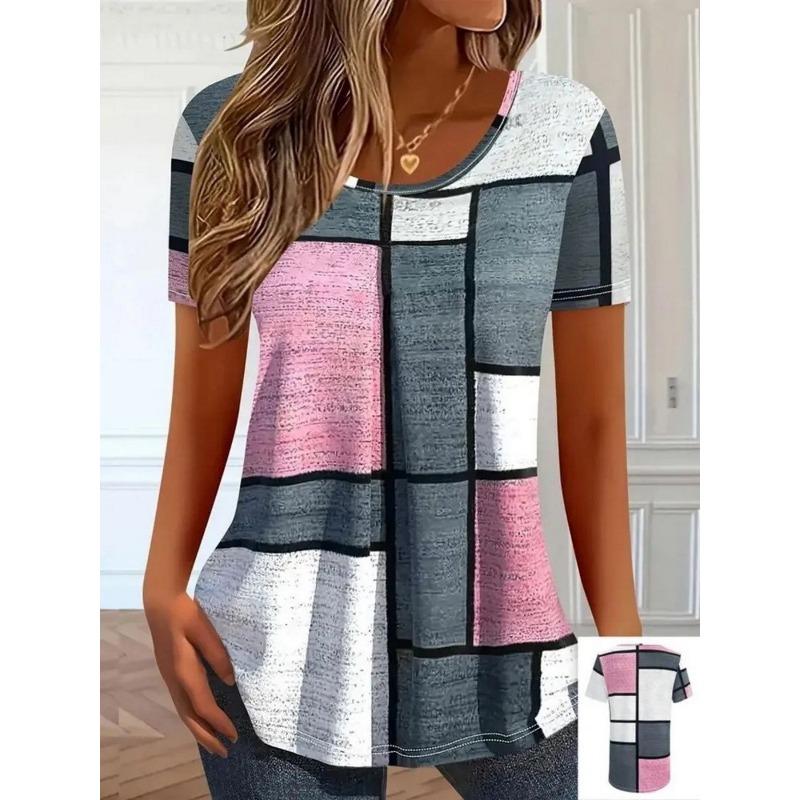Women's T-shirt with Striped Pattern