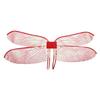 Chic Polyester Dragonfly Wings Transparent Mesh Iridescent Fairy Elf Wings Shimmer Lightweight Costume Wings Halloween