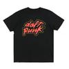 Men's Daft Punk Summer Cotton T-shirt Women's Solid Color Short Sleeved Unisex Streetwear
