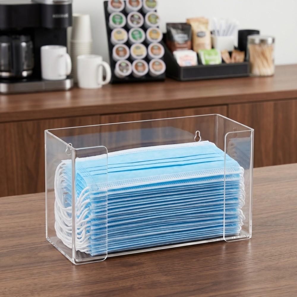 Dustproof structure Glove Dispenser Acrylic material Acrylic Organizer Catering service