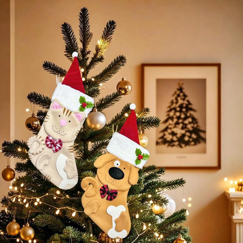Christmas Stockings, Decorations, Cutlery Sets, Gift Bags, & Tree Ornaments
