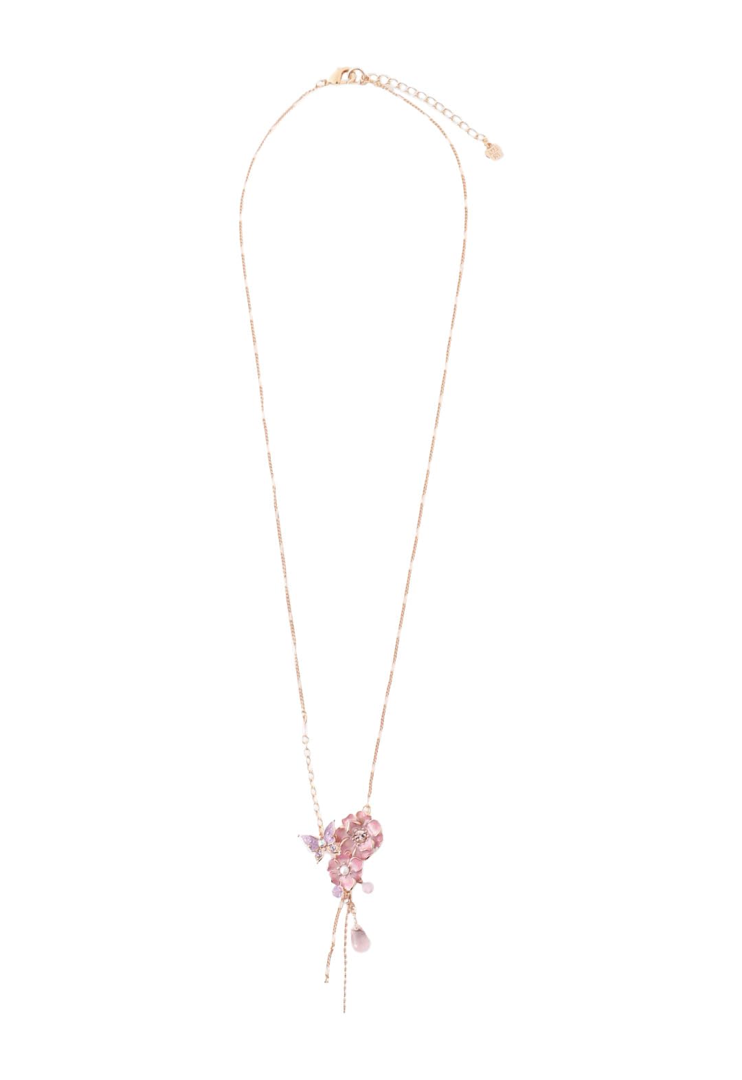 

Double cherry blossom motif necklace SAMN196455XP [Anna Sui] рожевий