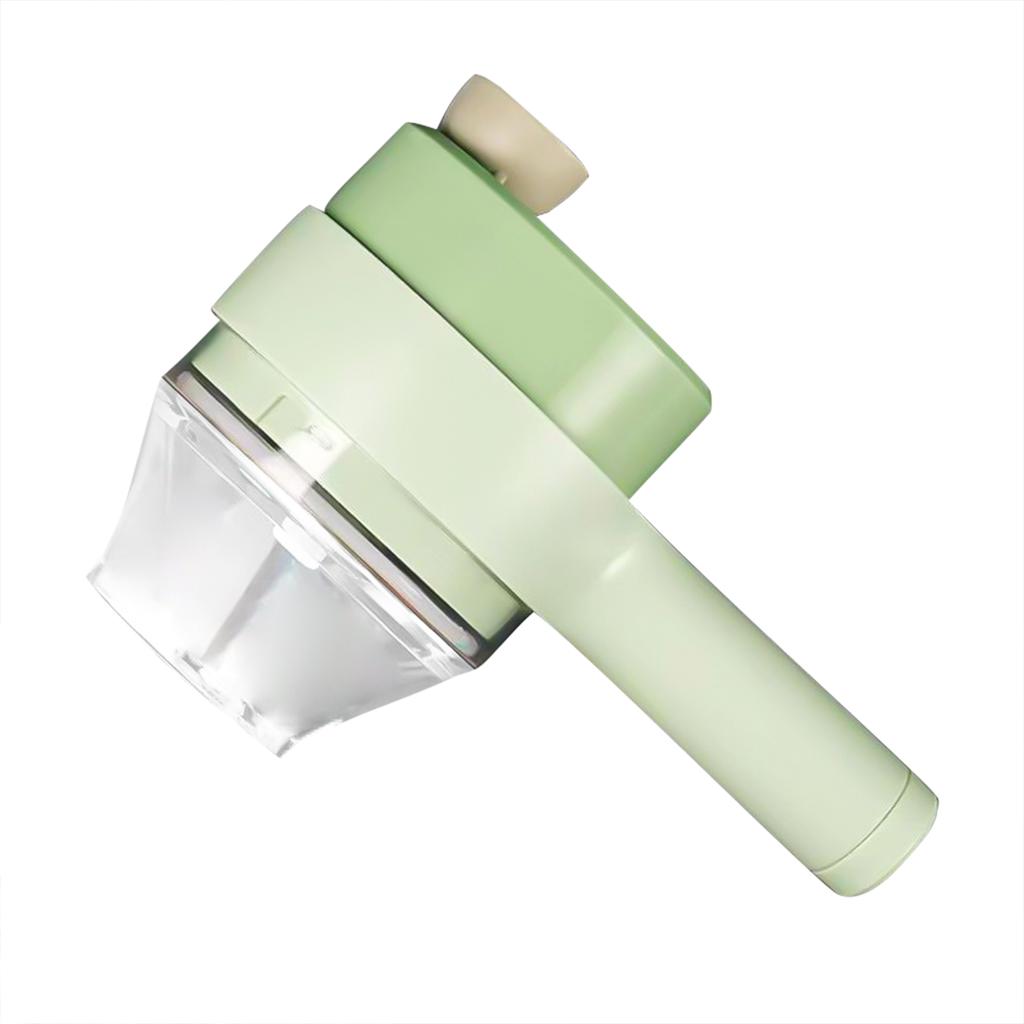 4-in-1 tragbarer elektrischer Lebensmittelzerkleinerer, kabelloses Gemüseschneider-Set, Gemüsezerkleinerer und Fleisch