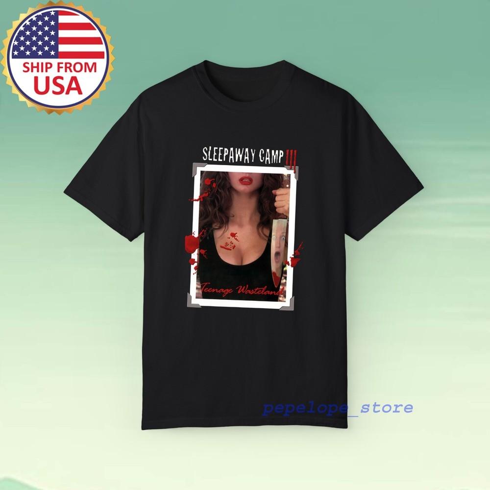 Sleepway Camp Blood Summer Men#039;s Black Size S5XL Unisex T-Shirt XXXL