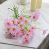 5 Branches of 25 Small Daisies Artificial Flower Chamomile Hollandaise Plastic Fake Flower Silk Flower Home Decoration Ornament Flower