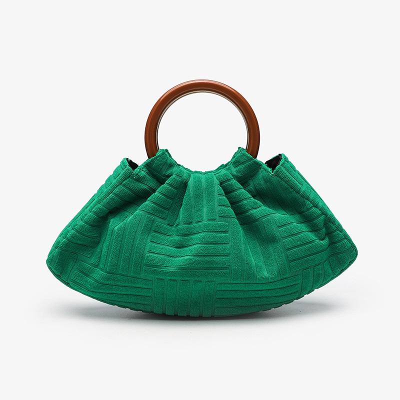 Ladies Handbag Super Temperament Fashion Pleated Hand Bag Cloud Bag Dinner Bag
