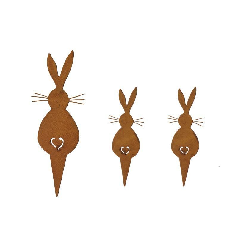 Rusty Metal Bird Silhouette: Retro Garden Tree Ornament