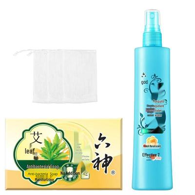 Set Sapone Idratante e Repellente per Zanzare al Mugwort Liushen